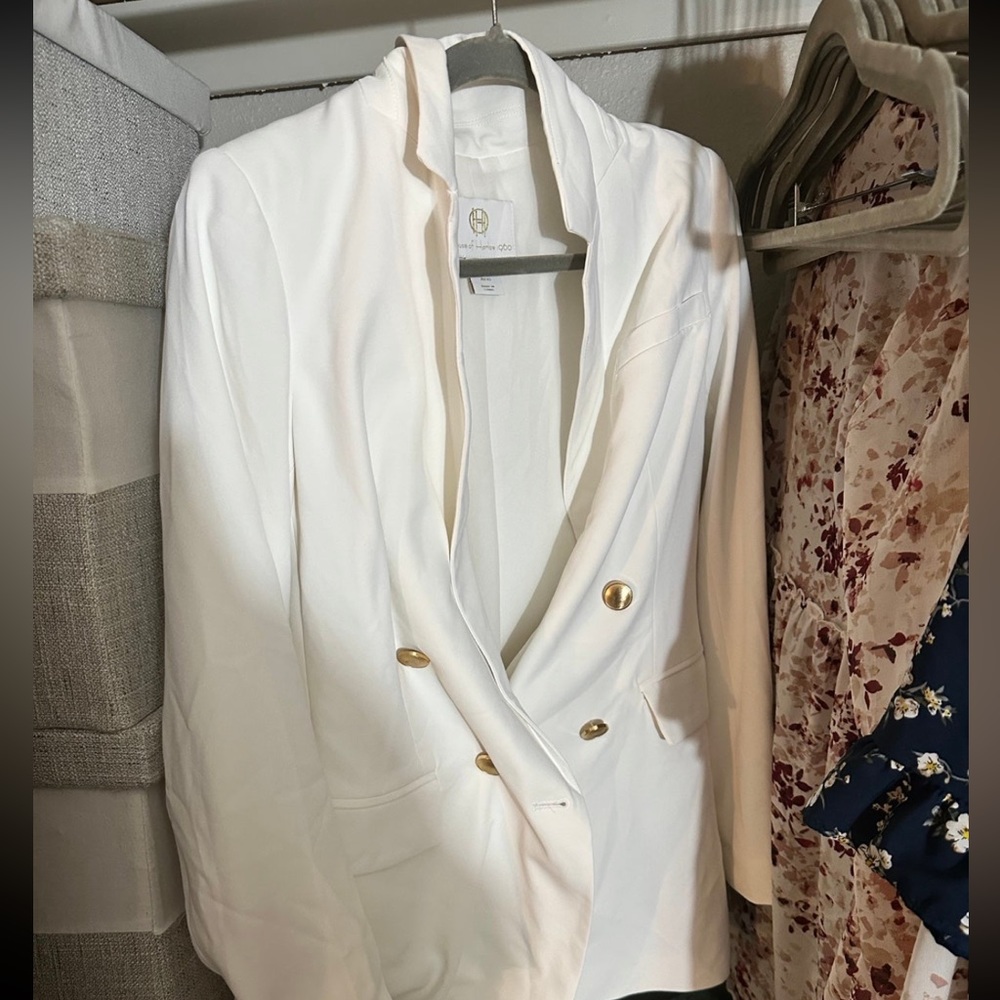 White blazer